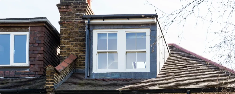 A dormer loft extension