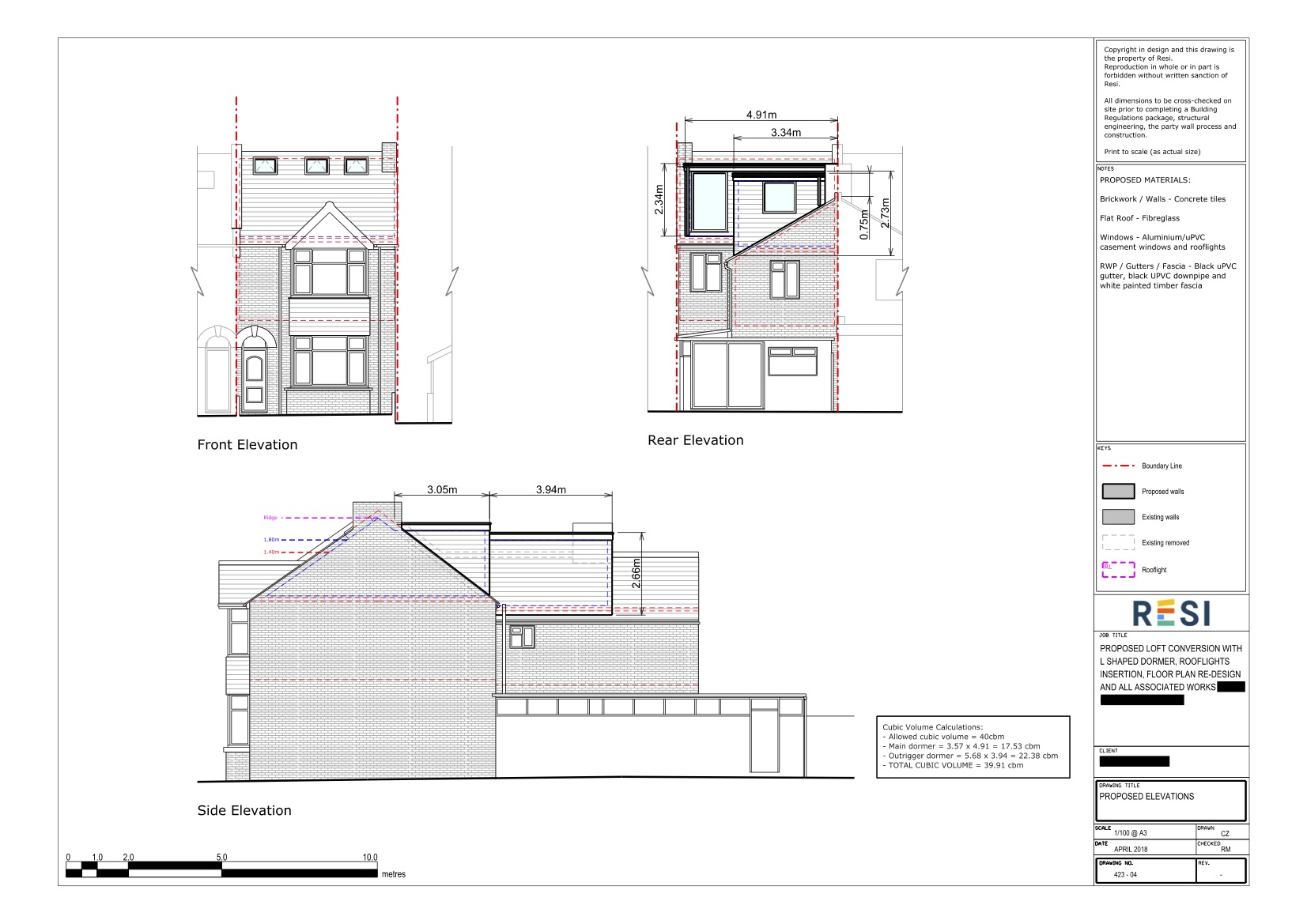 Loft L Shaped Dormer Extension In Watford