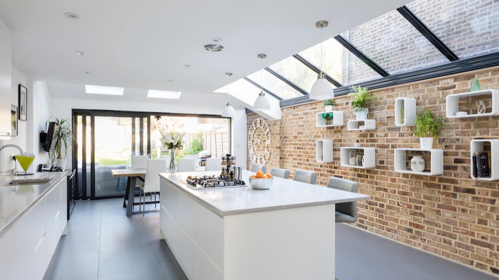 A wraparound single storey extension in East Dulwich, London