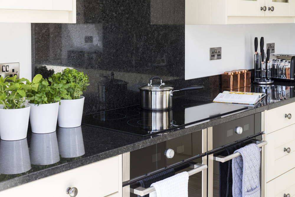 Elegant details from a modern kitchen design in a renovated Coventry home