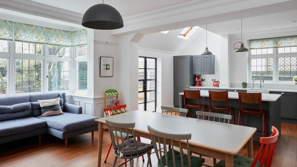 A London renovation of a kitchen, funded by remortgage
