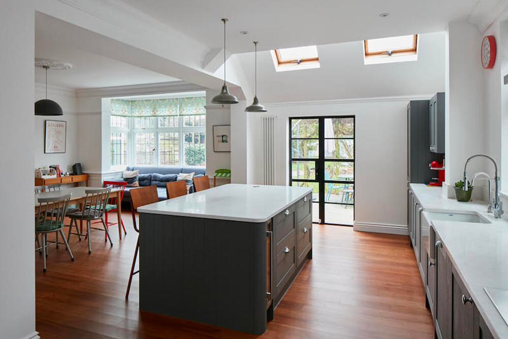 A beautiful, bright open plan kitchen from the Resi portfolio