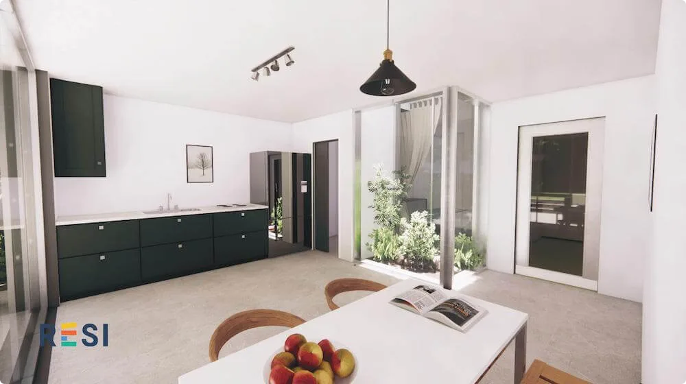 A under garden basement extension with plant room