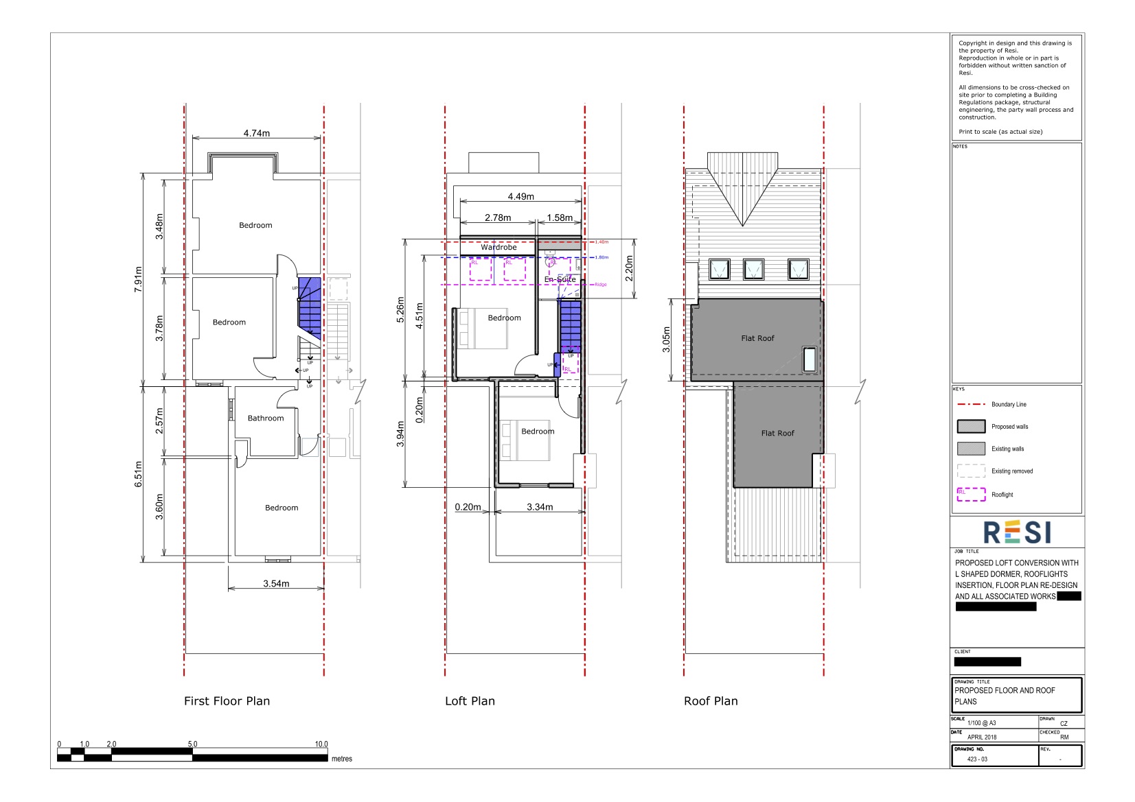 Loft L Shaped Dormer Extension In Watford