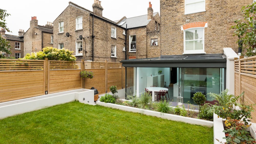 House extension - a glass wraparound in London