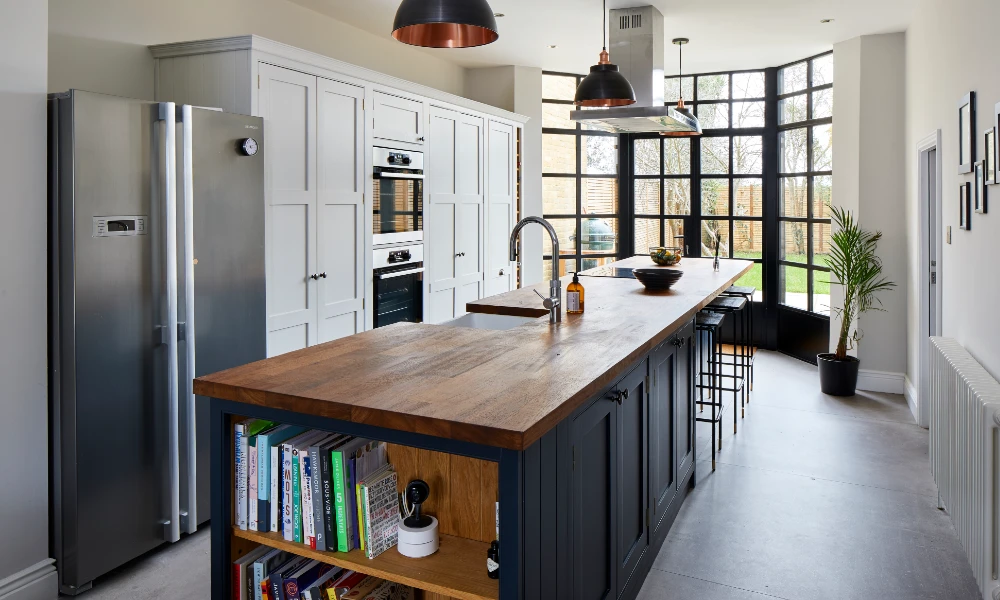 A kitchen island