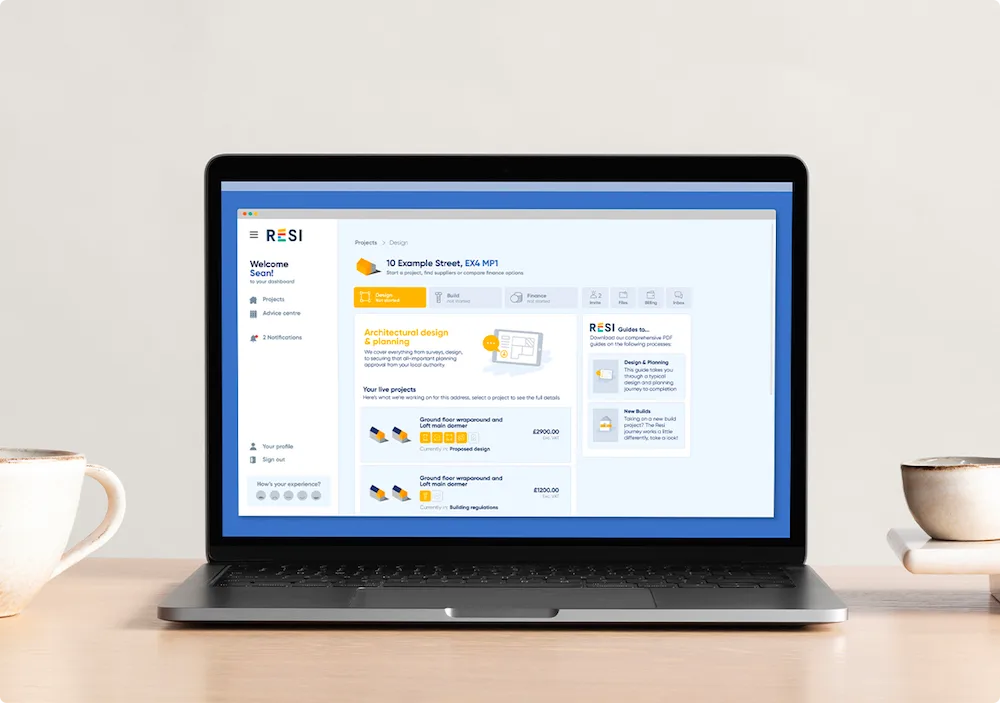 Keeping track of your renovation project with Resi dashboard
