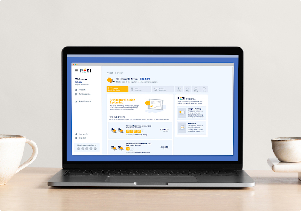 Keeping track of your renovation project with Resi dashboard