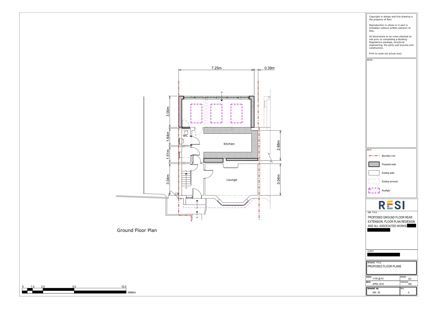 Architectural drawings rev a 10 ground floor plans