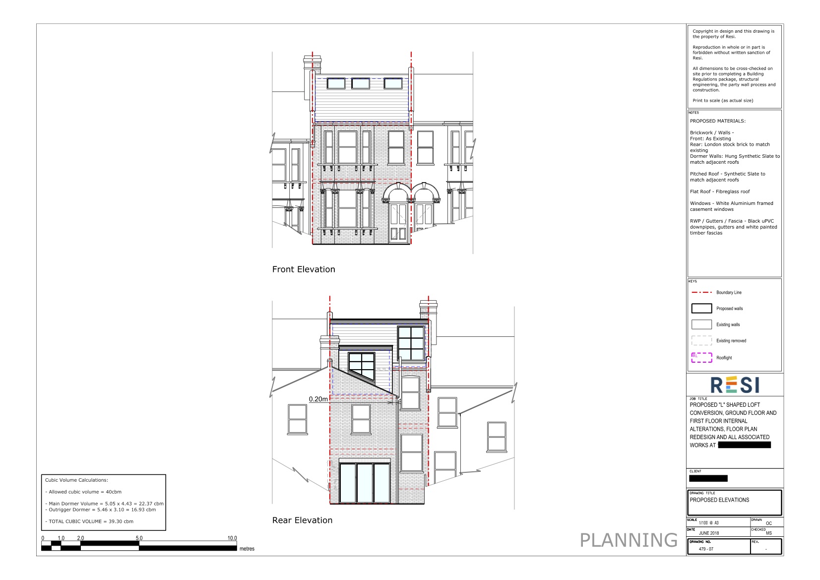 Loft L Shaped Dormer Extension Internal Alterations In Walthamstow