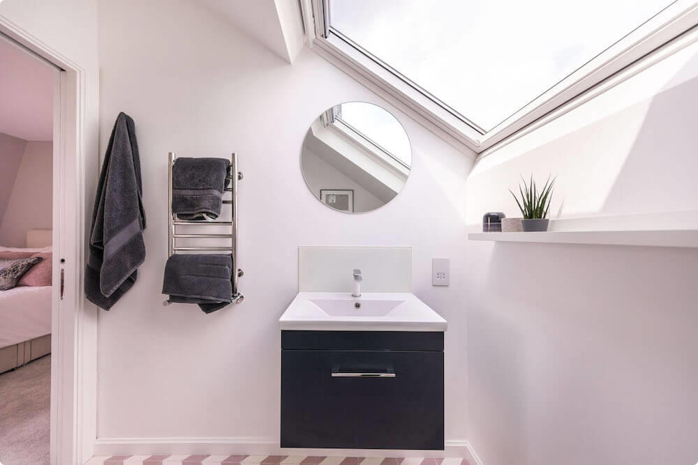 loft conversion skylight bathroom