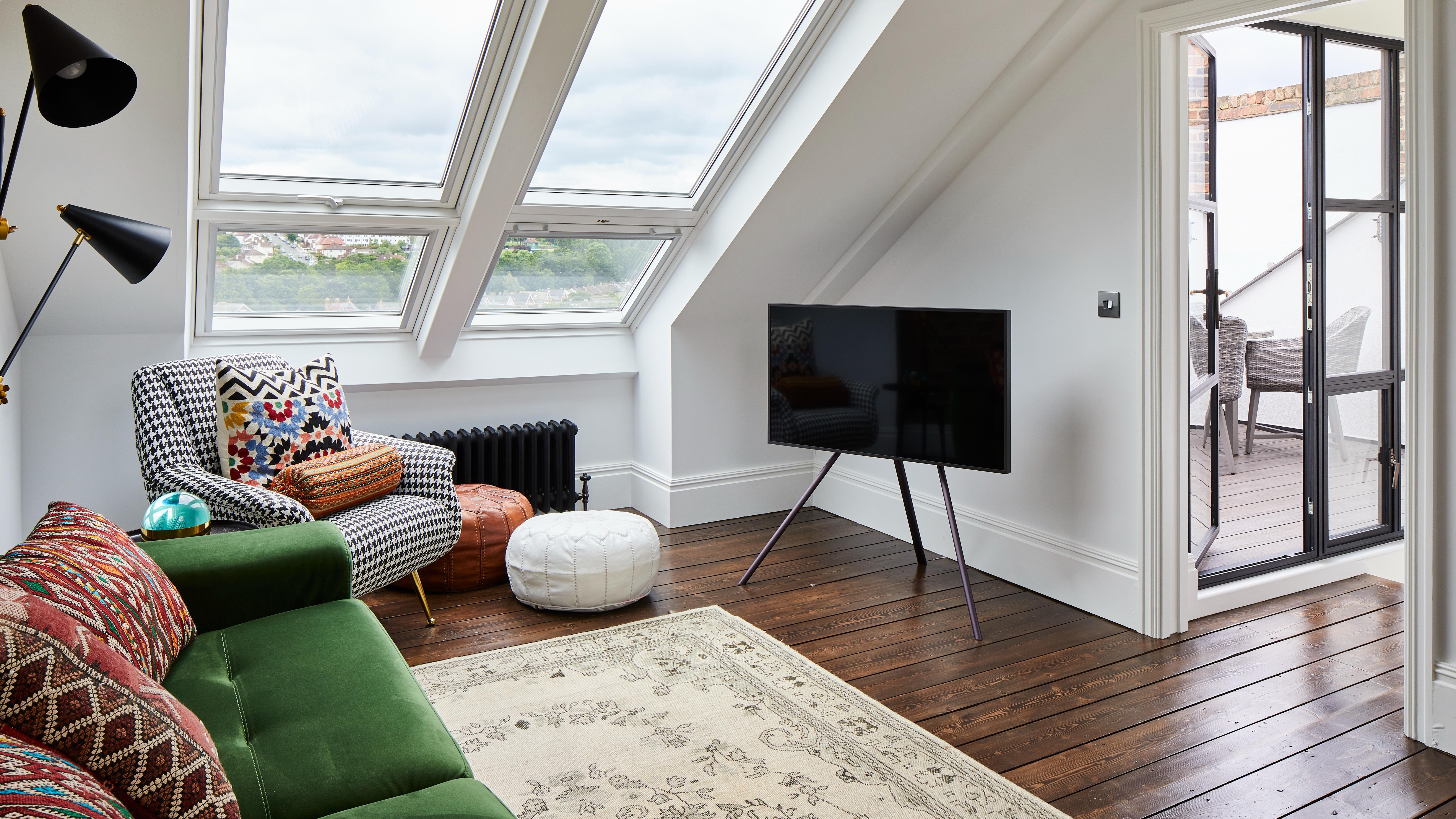 Loft with balcony