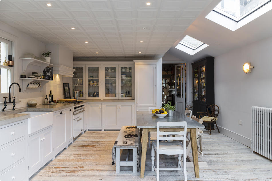 A rustic style kitchen 