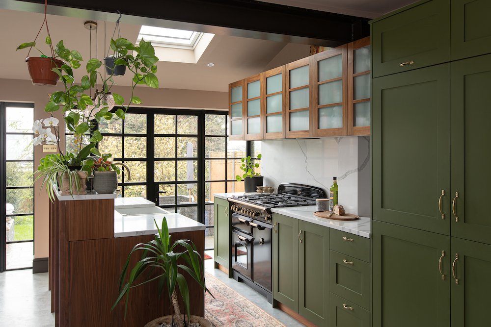 An open plan kitchen extension filled with beautiful details