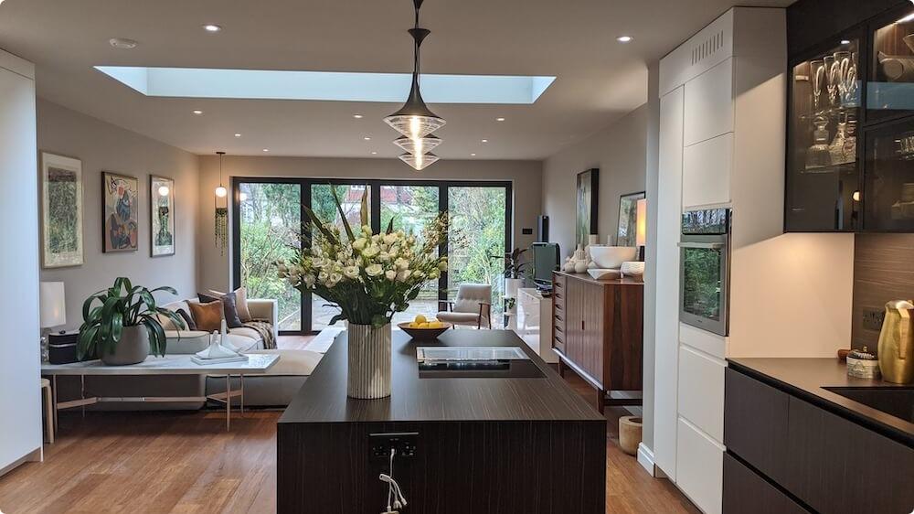 Terraced House Extension, a rear extension with open plan kitchen