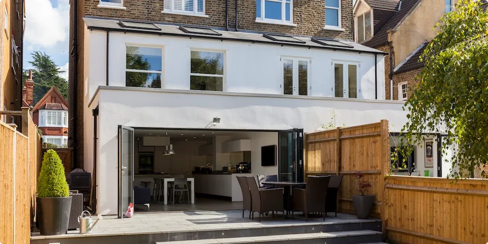 Two-storey rear extension