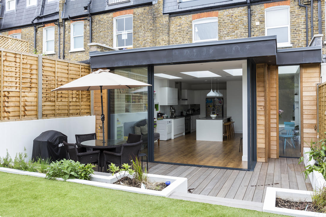 Flat roof kitchen extension 02