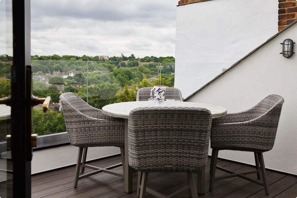 loft conversion balcony seating