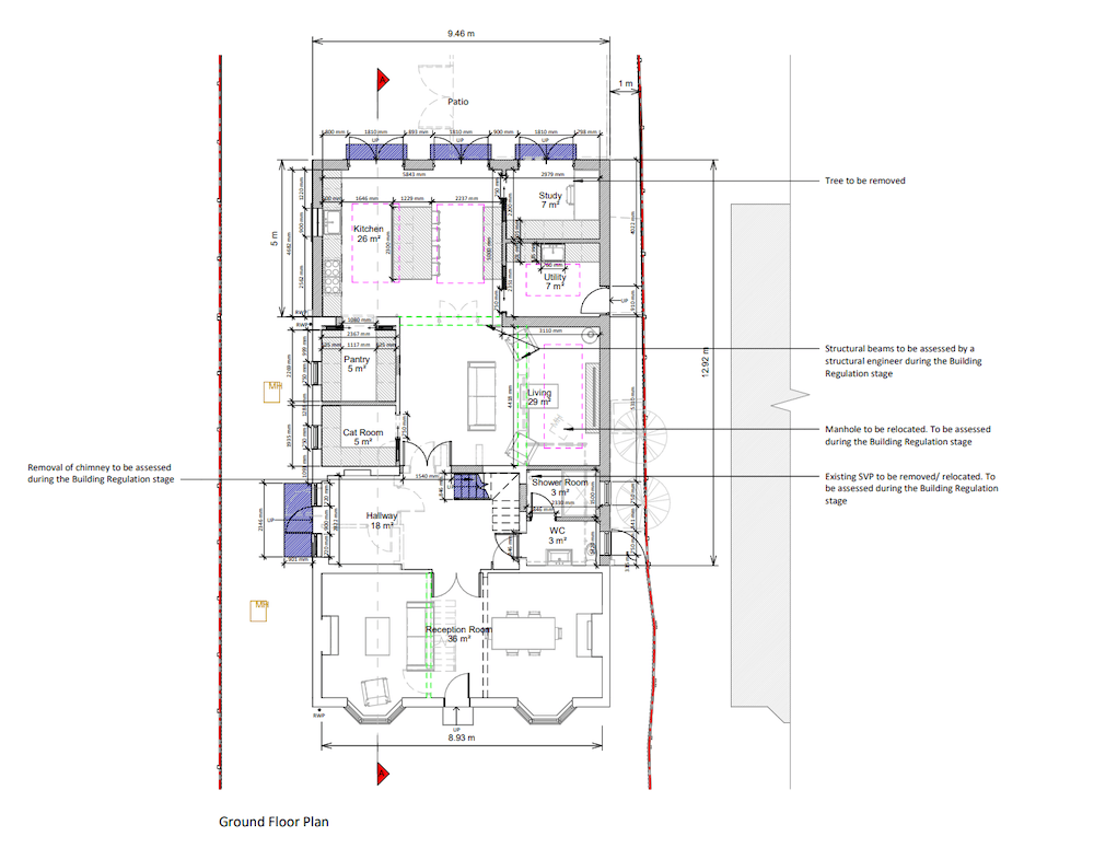 How To Draw Plans For An Extension » Springadvance