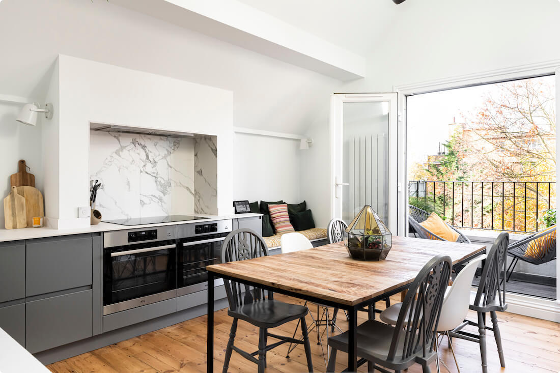 loft conversion kitchen