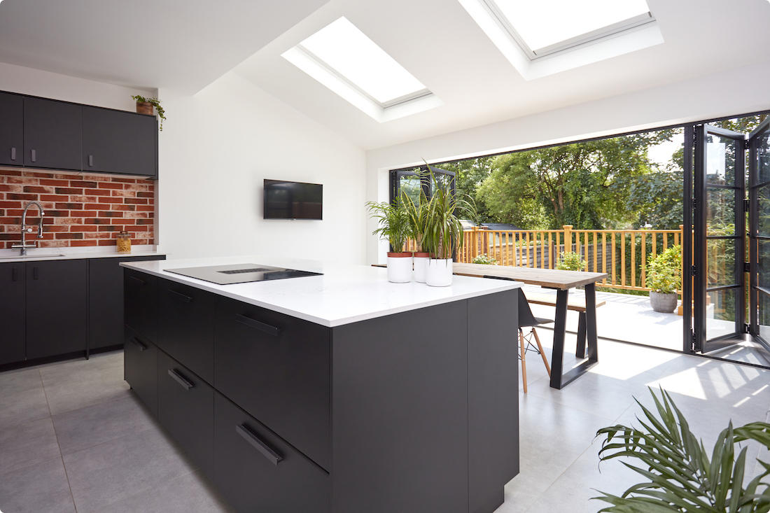 LawrenceRoad - pitched roof kitchen extension