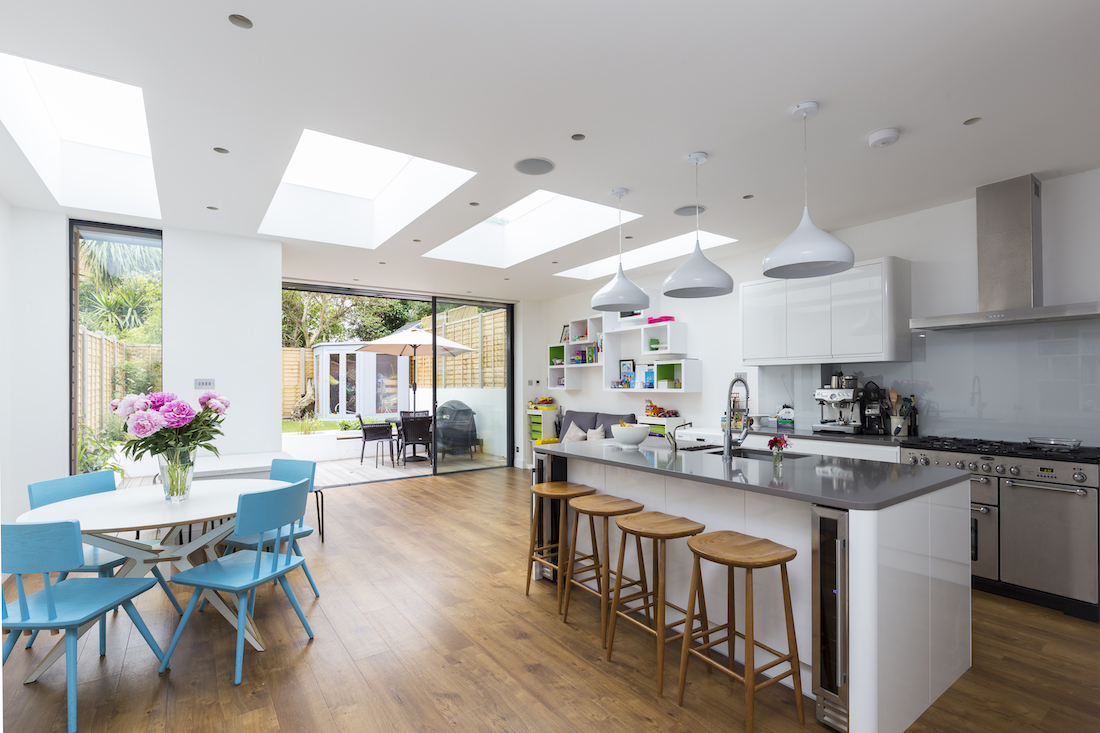 Flat roof kitchen extension 01