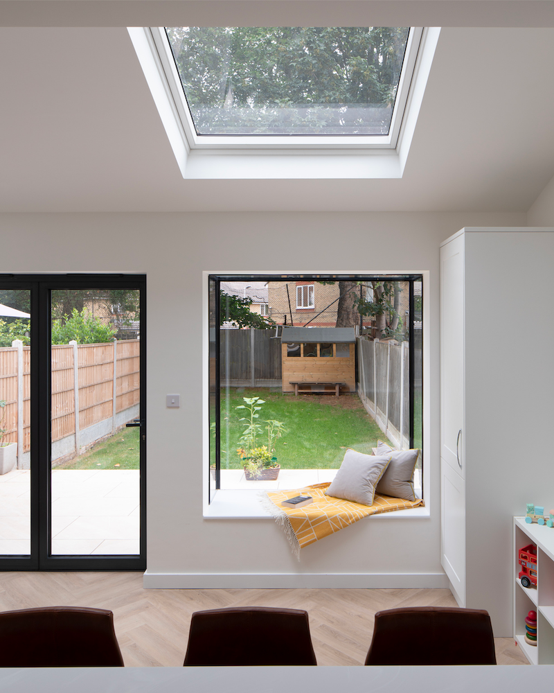 Cosy lounge ideas - oriel windows offer a modern take on reading nooks