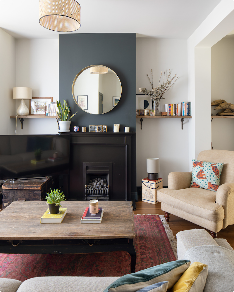 Modern living room lighting personified at a beautiful Resi project in Hounslow