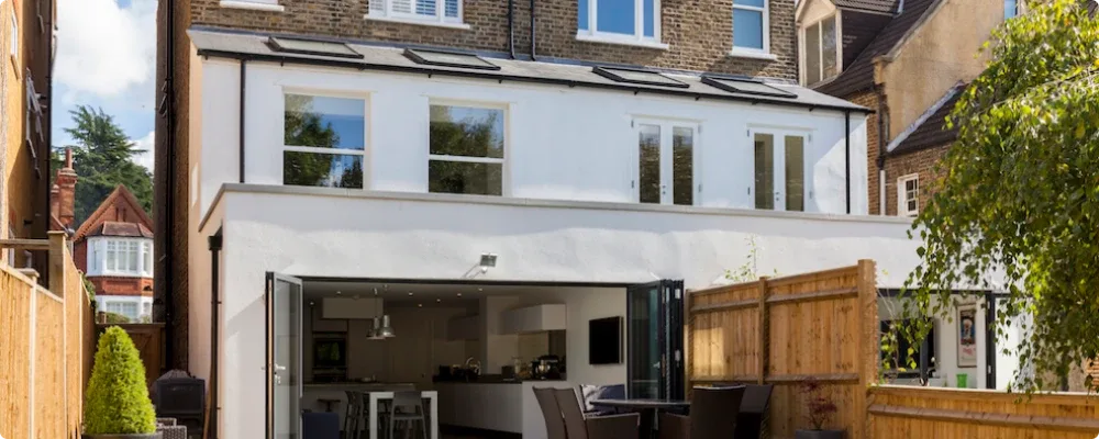 Two storey extension example