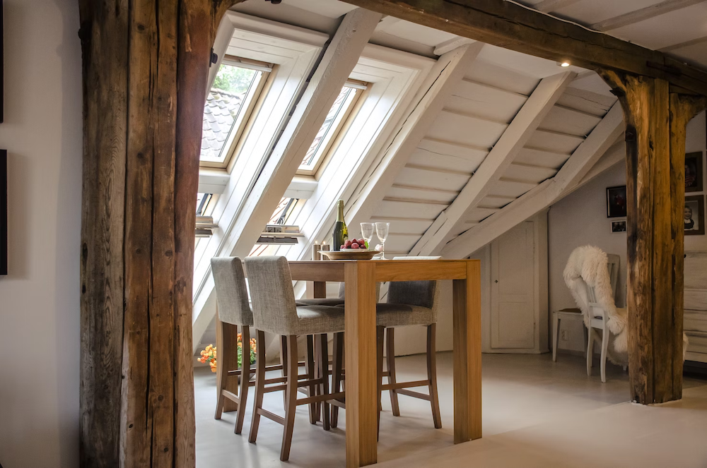 A cosy loft conversion with plenty of character