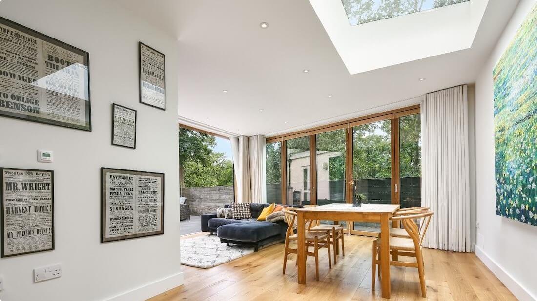 A single storey terrace extension in Lambeth