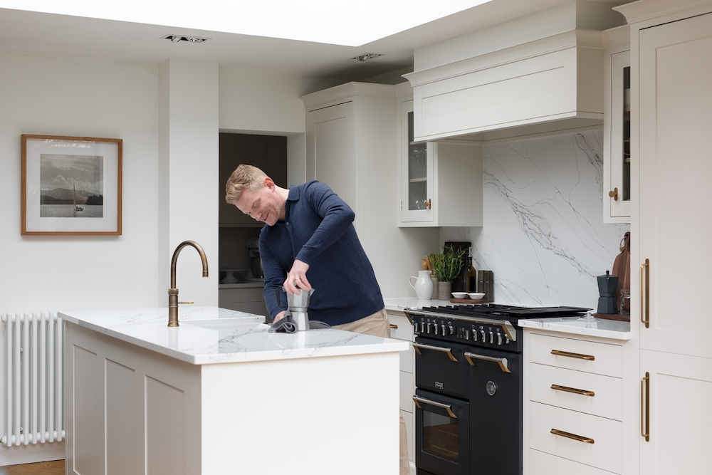 A beautifully curated luxury modern kitchen in Merton