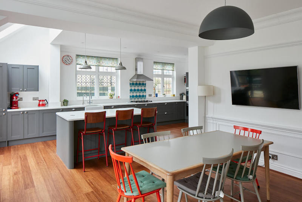 Open plan kitchen excellence by the Resi team, before being transformed with our AI Scrapbook tool