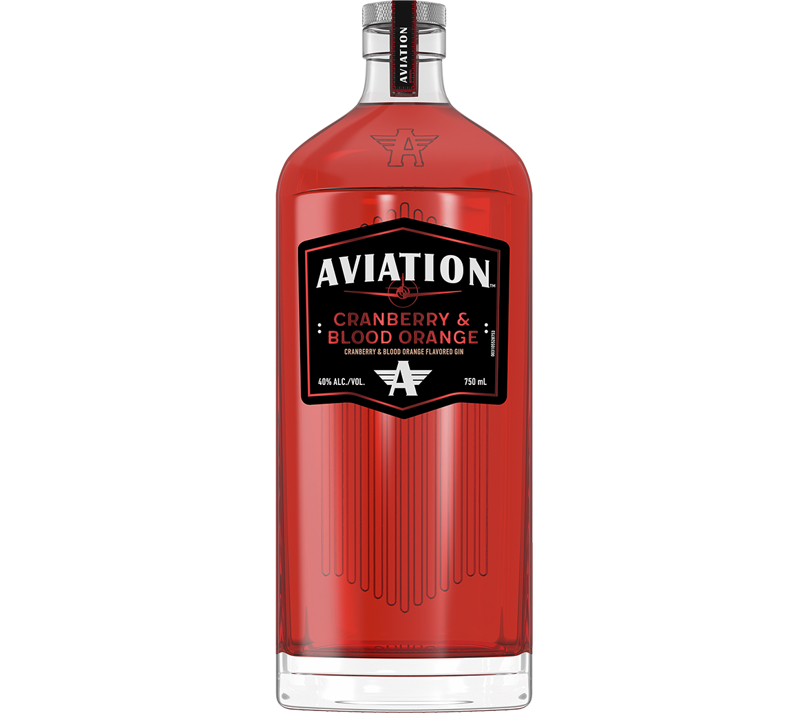 Cranberry & Blood Orange flavored Aviation American Gin