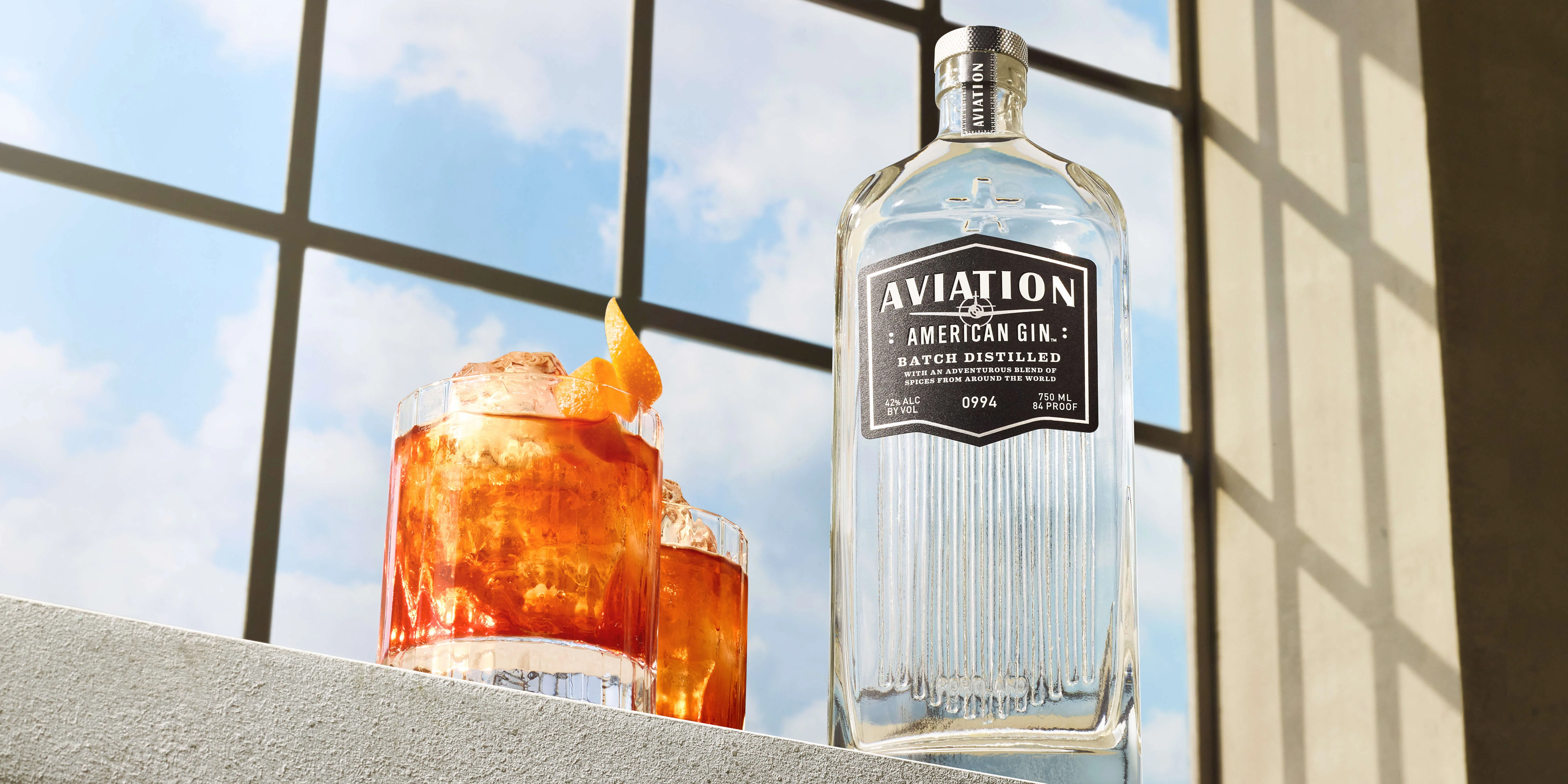Americal Aviation Gin: Negroni