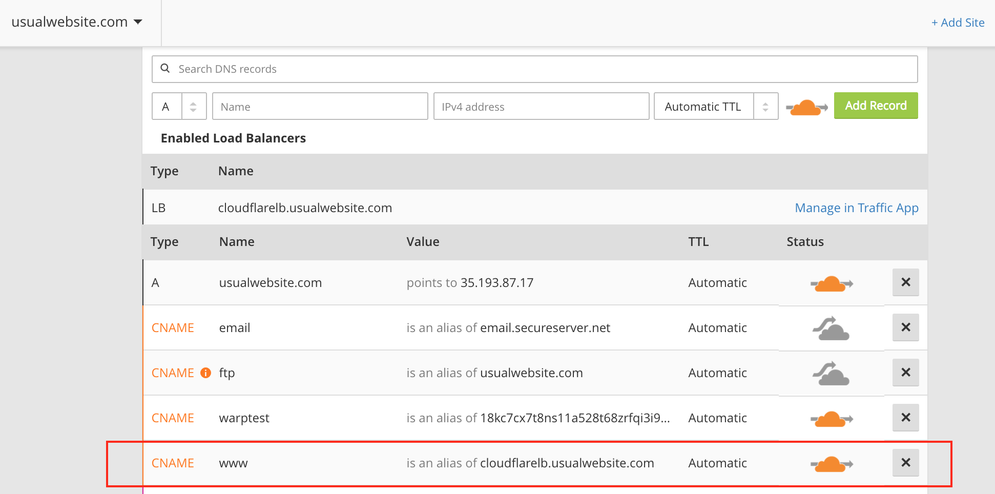 Old URL: https://support.cloudflare.com/hc/article_attachments/115003974751/Point_www_to_CF_Lb.png
Article IDs: 115003384591 | Using Kubernetes on GKE and AWS with Cloudflare Load Balancer