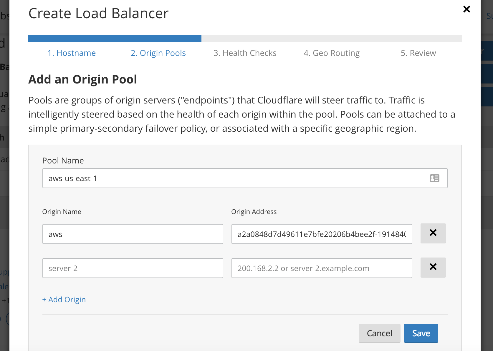 Old URL: https://support.cloudflare.com/hc/article_attachments/115003992412/AWS_Origin_Pool.png
Article IDs: 115003384591 | Using Kubernetes on GKE and AWS with Cloudflare Load Balancer