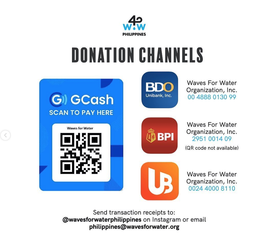 W4W Donation Channels