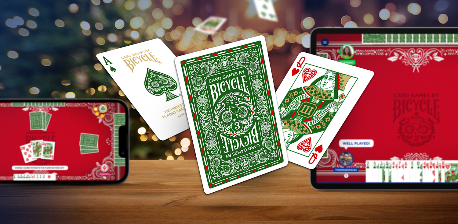 Get Ready for Season 4 in the Card Games by Bicycle App It's Holiday