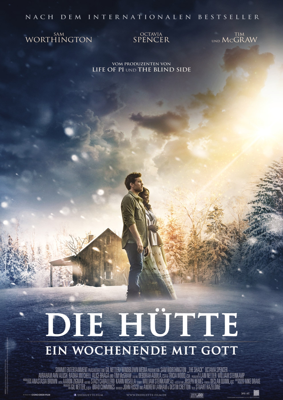 Filmplakat zu Die Hütte - Ein Wochenende mit Gott