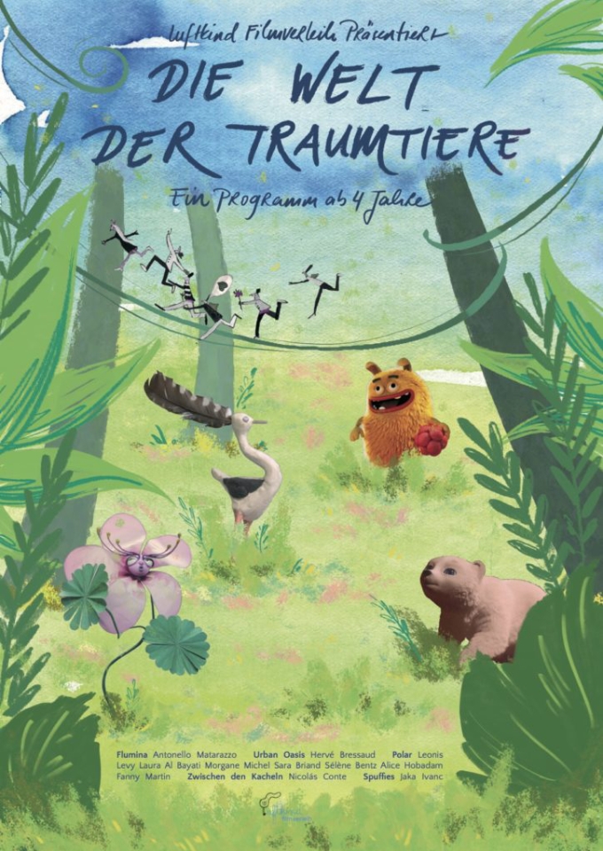 Filmplakat zu Die Welt der Traumtiere - Kurzfilmprogramm für Kinder ab 4 J.