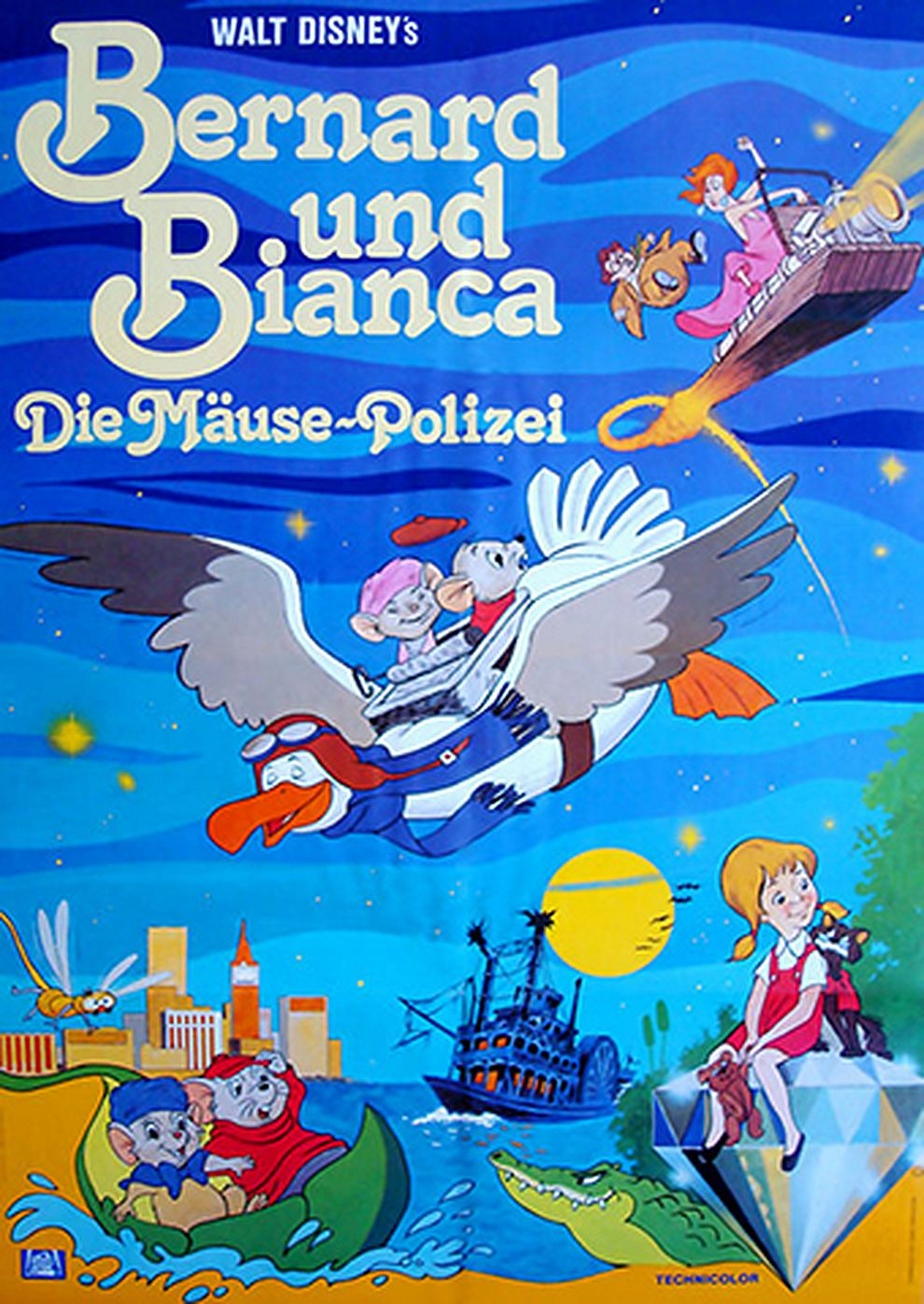 Filmplakat zu Bernard und Bianca - Die Mäusepolizei