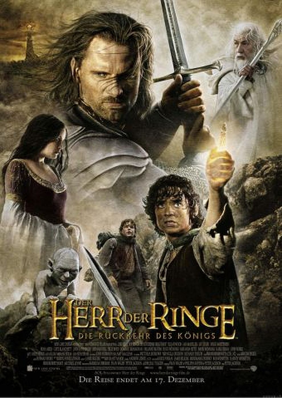 Filmplakat zu Herr der Ringe 3 Ext.