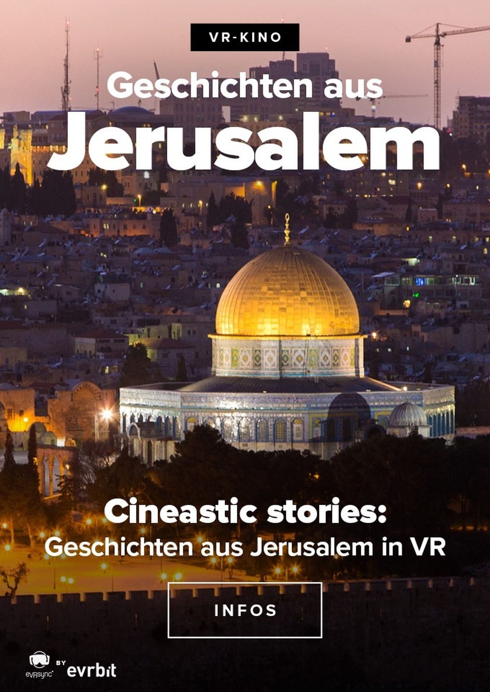 Filmplakat zu VR Cineastic stories - Geschichten aus Jerusalem