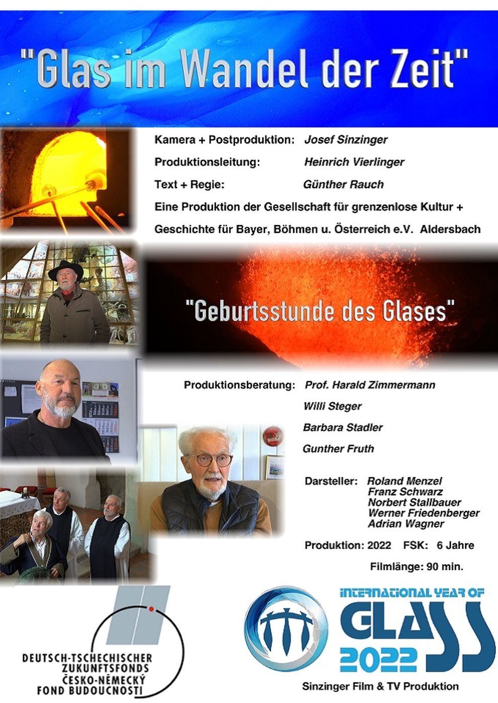 Filmplakat zu Glas im Wandel der Zeit