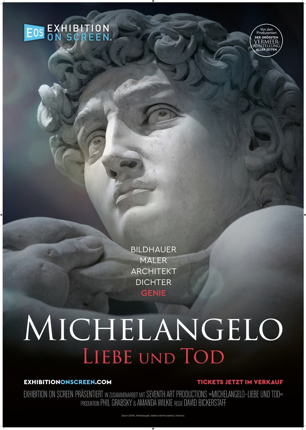 Filmplakat zu Exhibition on Screen: Michelangelo: Liebe und Tod