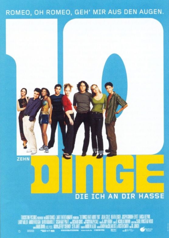 Filmplakat zu 10 Dinge, die ich an dir hasse
