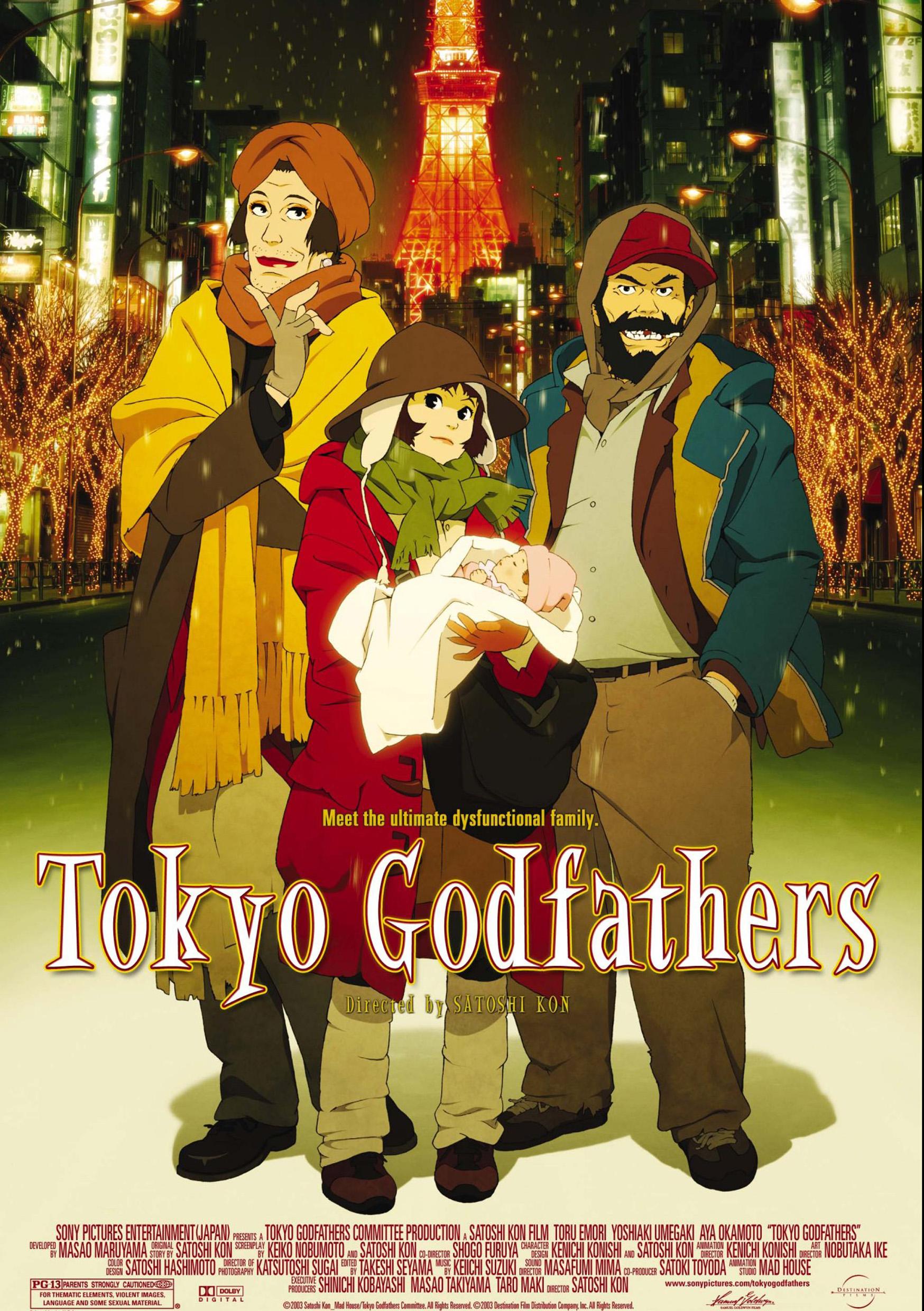 Filmplakat zu Tokyo Godfathers