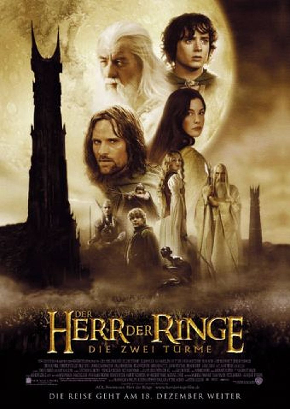 Filmplakat zu Herr der Ringe 2 Ext.