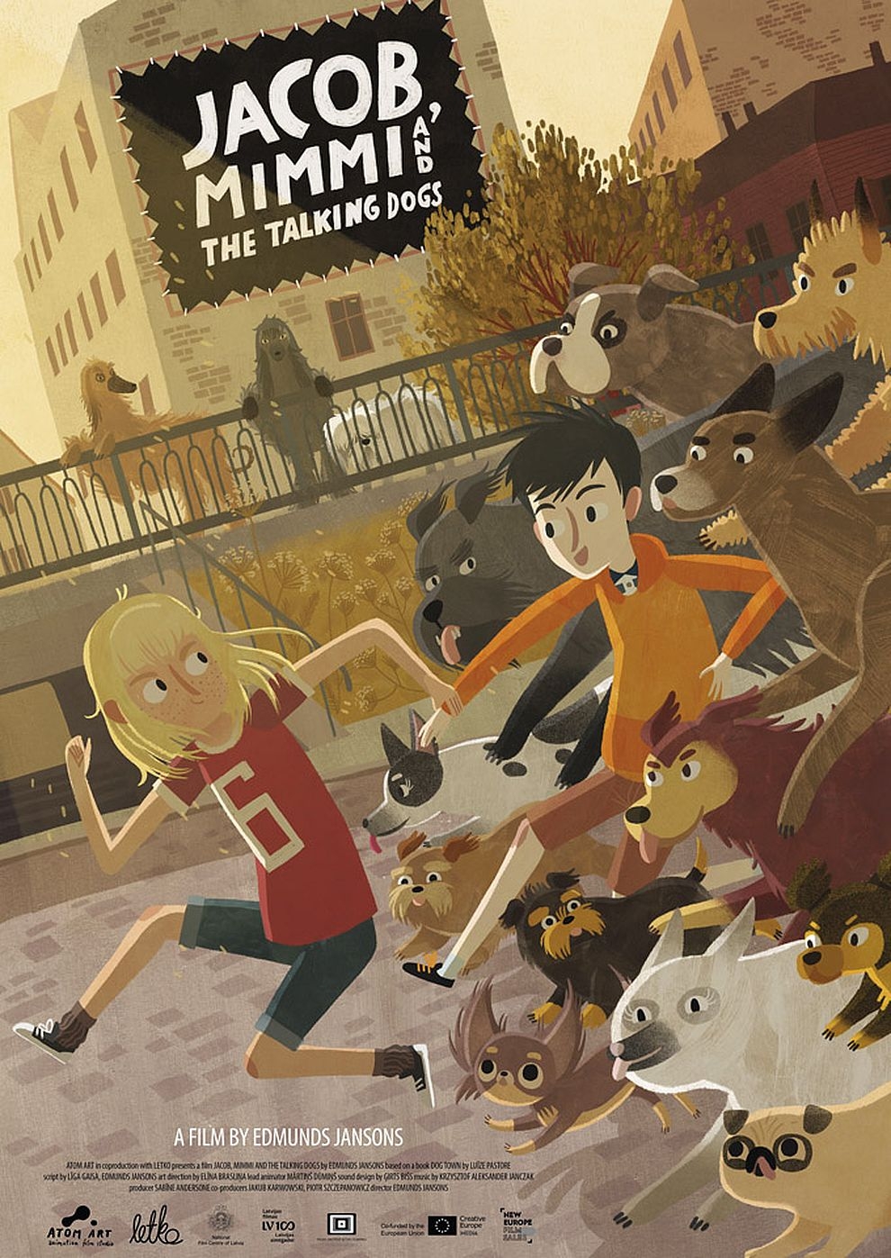 Filmplakat zu Jakob, Mimmi und die sprechenden Hunde